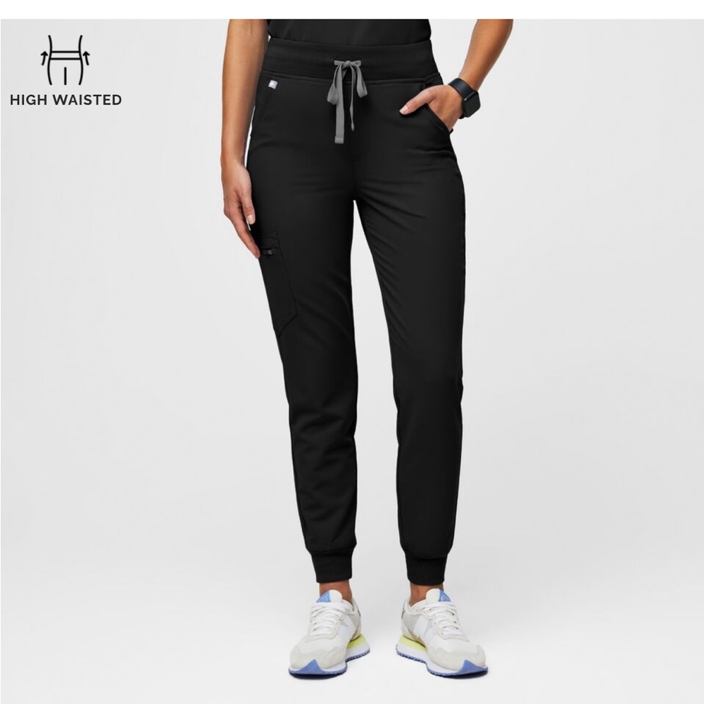 FIGS High Waisted “Zamora” joggers. SET OF 5